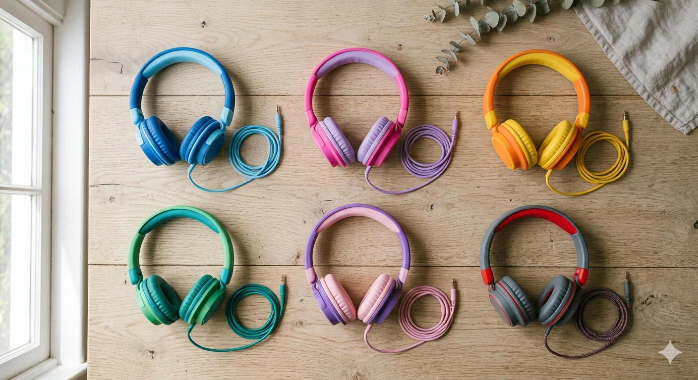 "Mom, My Headphones Hurt": Best Volume-Limited Headphones for Kids 4–8 — Gear Kidz hero image