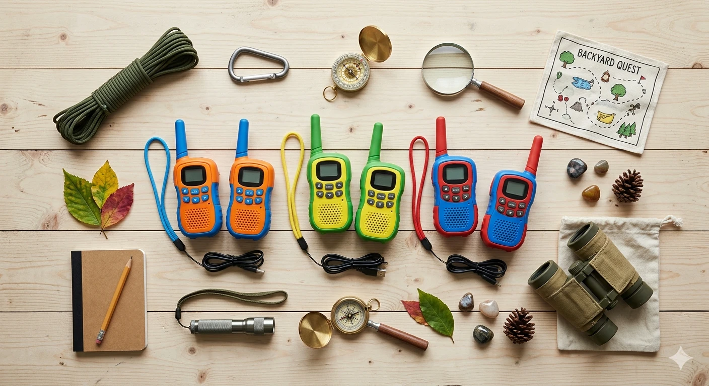 How to Choose a Kids Walkie-Talkie That Actually Works in the Backyard (Ages 4–8) — Gear Kidz hero image